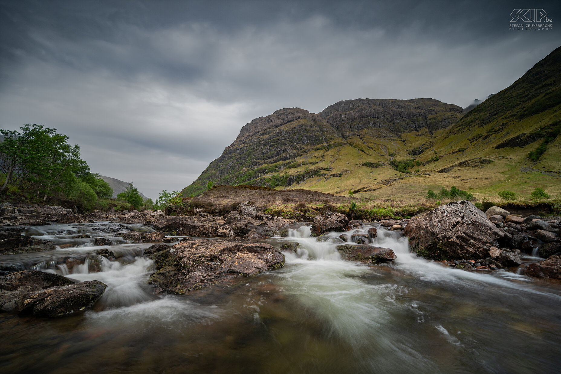 Glen Coe - Coe River Watervalletjes op de River Coe in de Glen Coe-vallei. Stefan Cruysberghs